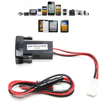 

Universal USB Dual 2-port Car Charger In Car Socket Adapter 12V For Toyota VIGO