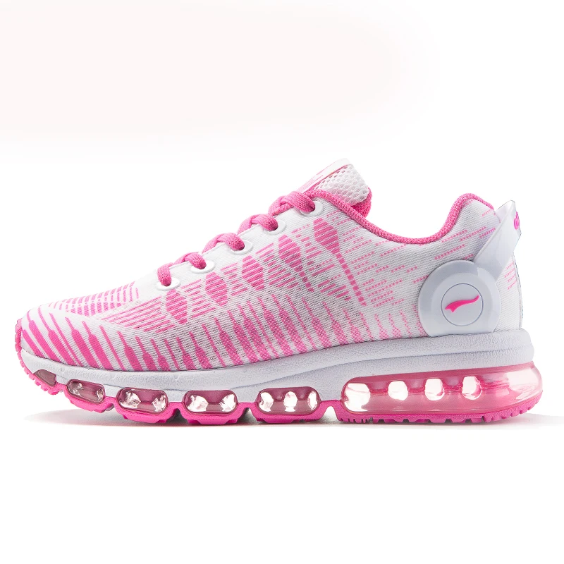 ONEMIX, мужские кроссовки для бега, женские кроссовки с объемным ворсом, сетчатый светильник, повседневная обувь, кроссовки для спортзала - Цвет: pink