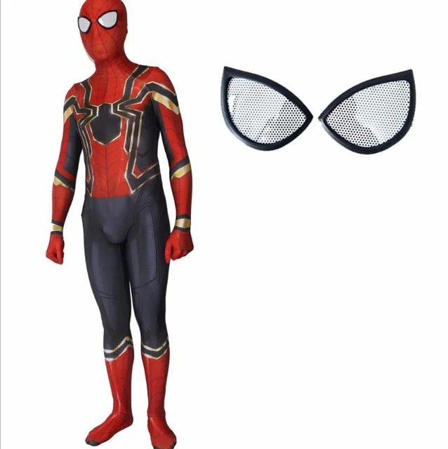 ADULT 1 DC Мстители Marvel человек паук возвращение домой Косплей Костюм Zentai Железный человек паук супергерой боди костюм комбинезоны - Цвет: ADULT 1