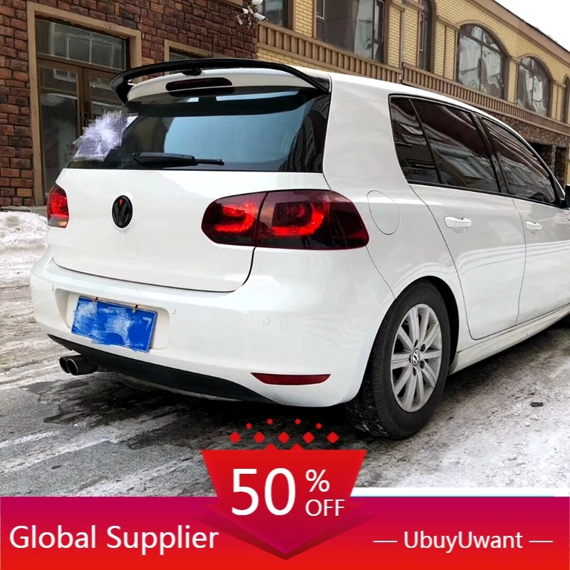 Декоративный спойлер для хэтчбека VW GOLF MK6 GTI &amp R 2008-2012 высококачественный