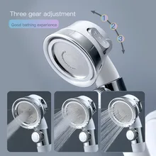 The New Shower Head Water Saving Flow Polymer Filtration AND Rain High Pressure Spray Nozzle Bathroom Water Saving Shower Head