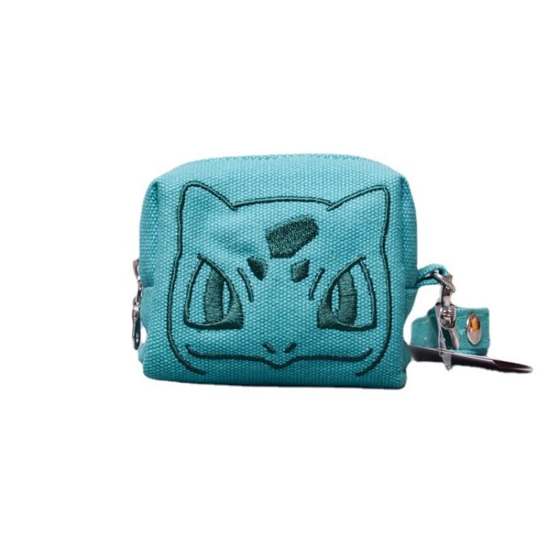 Monedero lona para llaves, de Pokémon, Pikachu, Charmander, Jenny, chica bonita|Bolsos peluche| -