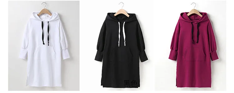 New Spring Sweatshirts Dresses Girls Clothing Children Cotton Solid Pockets Patchwork Hoodies Dress Toddler Girl Clothes