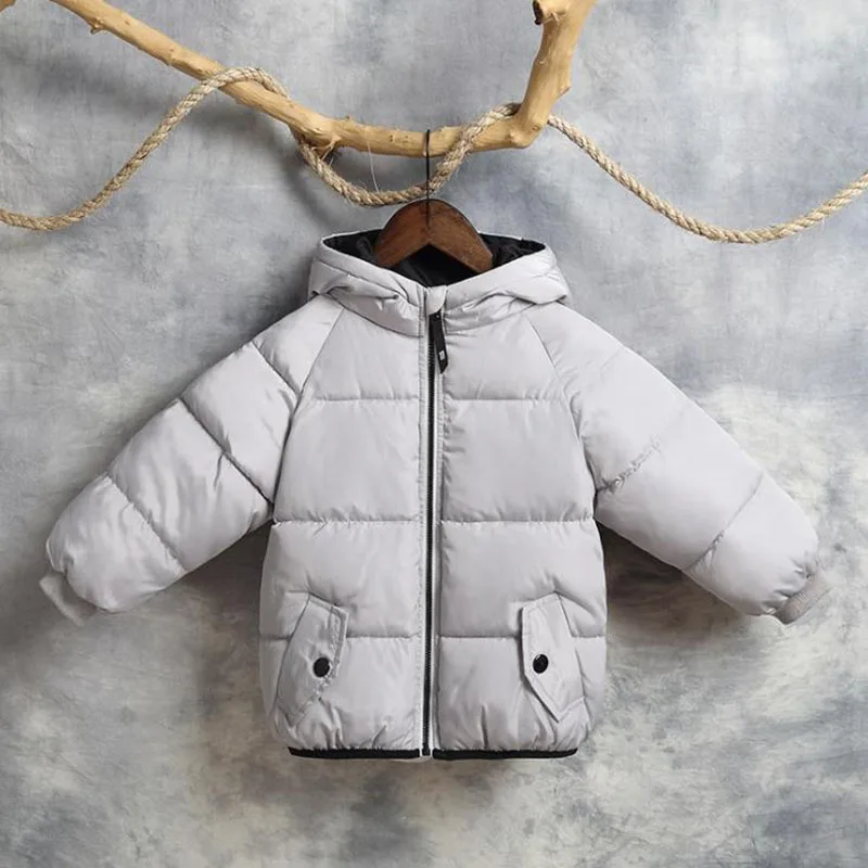 2019 Новое модное пуховое пальто осенне зимняя утепленная детская одежда