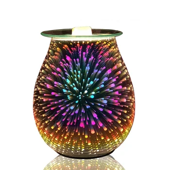

Aroma Electric Wax Melt Burner 3D Firework Night Light Tart Wax Warmer UK Plug