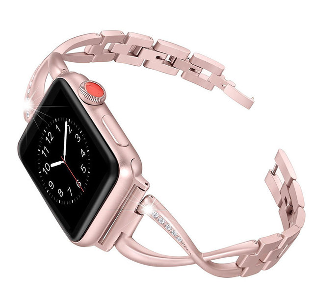 for apple watch 6 SE 4 3 stainless steel for apple watch series 5 40mm band 44mm 38mm 42mm Bracelet wristband Accessories