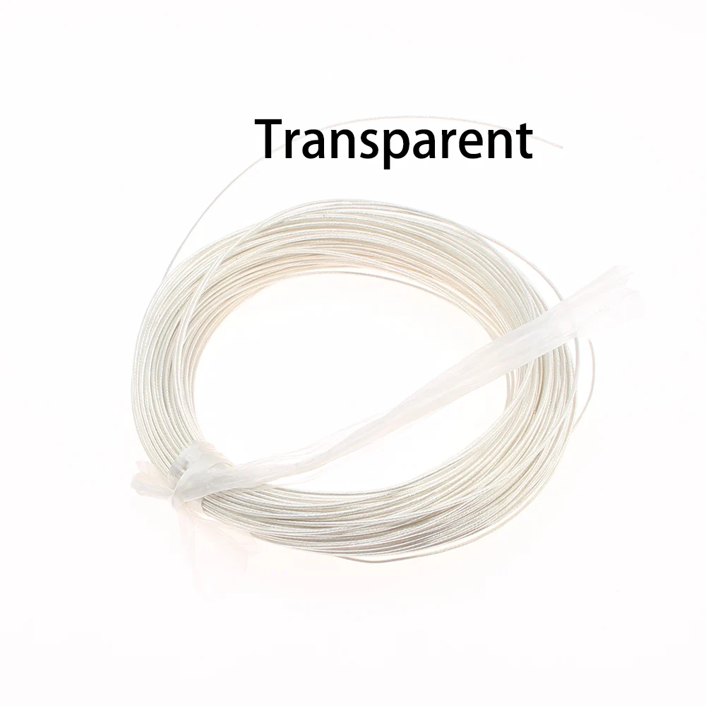 Transparent 10 м 18AWG прозрачный FEP посеребренный медный провод - Цвет: Transparent