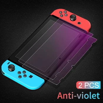 

Mod-X 2Pcs 9H Protective Tempered Glass for Nintendo Switch HD Screen Protector Nintendoswitch NS NX Premium Tempered Glass Film