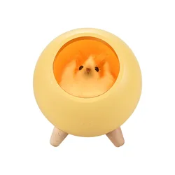 Veilleuse Led tactile à intensité réglable, mignon, pour chambre d'enfant, chambre à coucher, chevet, maison, cadeau créatif, chats en peluche, souris, stockage de bijoux 