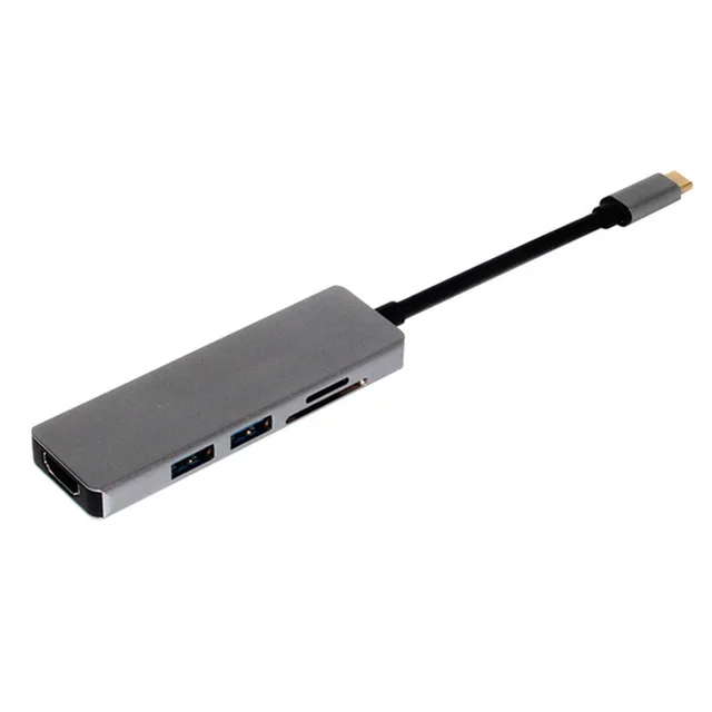 Type-c-hdmi 4k концентратор многофункциональный концентратор 3,1-HDMI 5 в 1 Тип chub расширение