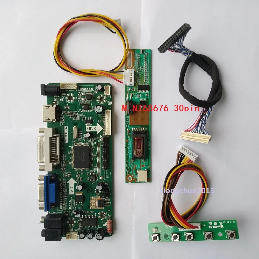 HDMI+DVI+VGA New Controller Board Kit for 15.4"Panel LCD LTN154AT07 1280X800