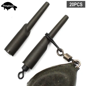 MEGA DISCOUNT ❤️ 20PCS Carp Fishing Accessories Running Rig Rubber Beads Chod Rig Ring Clips Connector Rubber Beads Fishing Terminal Tackle Tools - discount item 39% OFF Sports & Entertainment