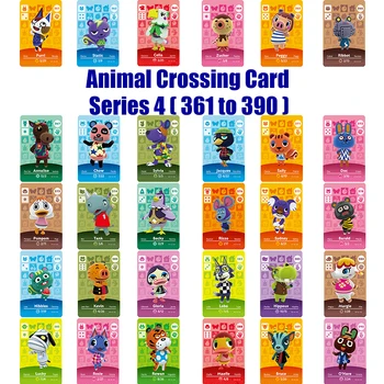 

Series 4 (361 to 390) Amiibo Animal Crossing Card Work for NS Games Amibo Switch Rosie Welcome Stickers New Horizons NFC