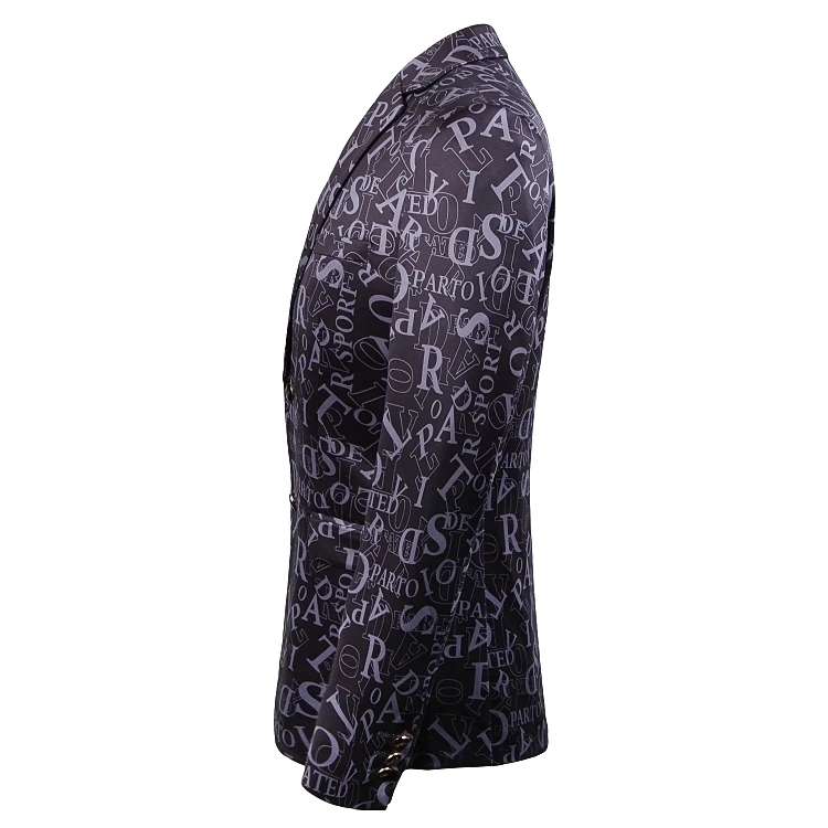 Куртка с буквенным принтом Chaqueta Hombre, официальные мужские костюмы, блейзеры г., осенняя дизайнерская мужская одежда роскошный дизайнерский мужской блейзер