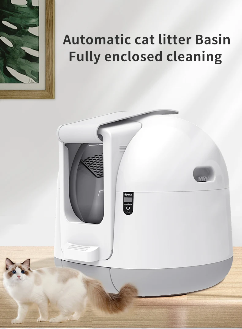 Petato Footloose Litter Box Offers Health Tracking For Multiple Cats