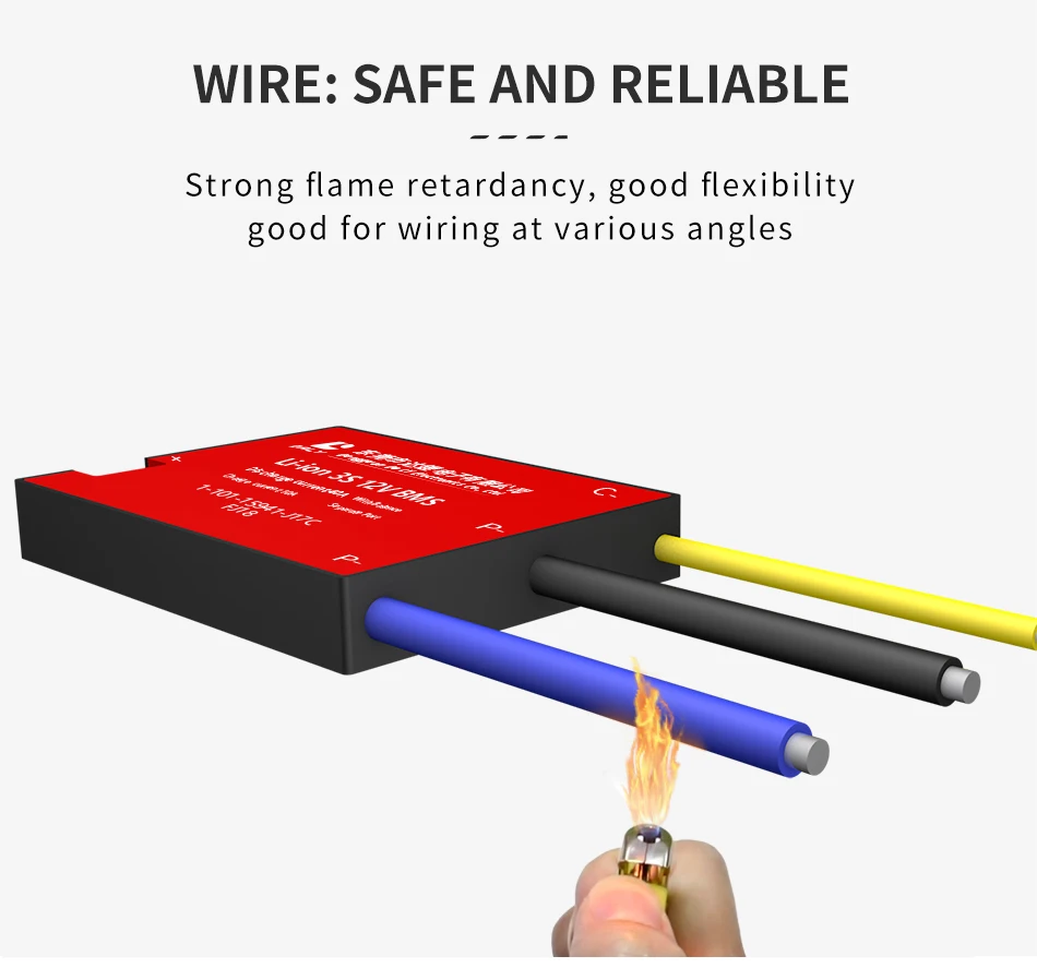 Daly BMS Li-Ion LiFePO4 BMS 3s-24s 12V 24v 36V 48V 60V 72V 29,6 in15A 20A 30A 40A 50A 60A 80A 100A 120A 150A Lithium battery BMS