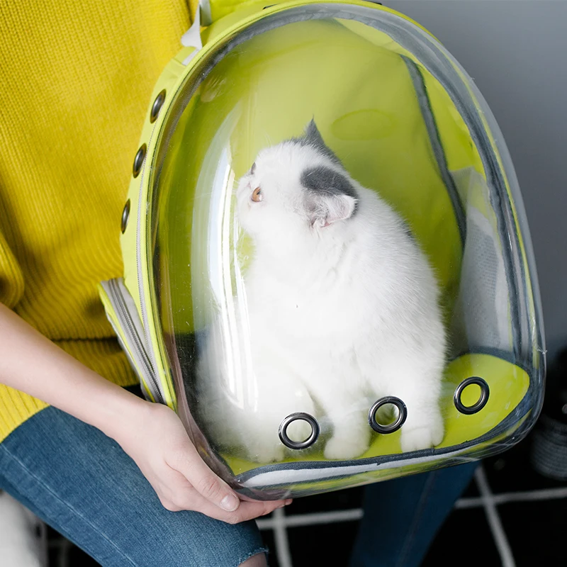 

Cat Cages Pet Outdoor Travel Backpack Dog Cat Transparent Space Capsule Shoulder Bag Best Selling Pet Supplies Dog Bag