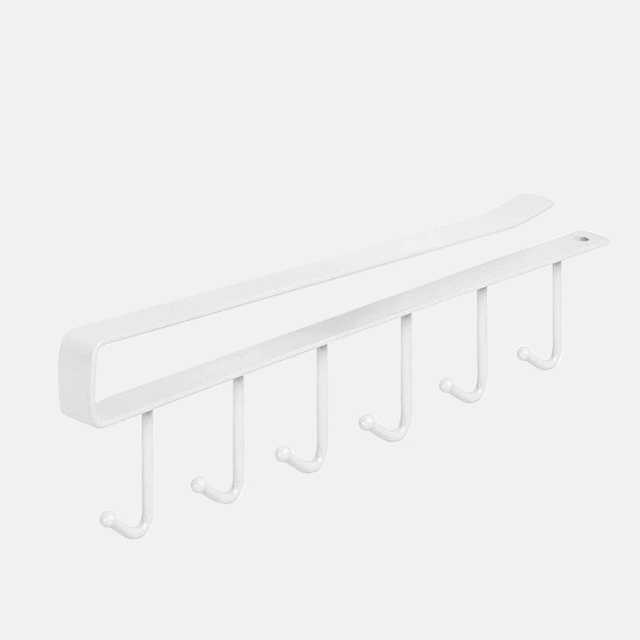 Cupboard Storage Rack Cupboard Shelf Hanging Hook Organizer Closet Clothes Glass Mug Shelf Hanger Door Chest Hanging