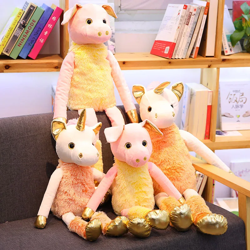 Pig Mascot Lovely Pink Plush Piggy Toy New Year Gift Niu Zodiac Pig My Little Unicorn