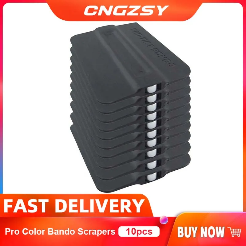 

10PCS Pro Tint Bondo Squeegee Magnetic Holder Decal Sticker Vinyl Car Wrap Applicator Scraper With Magnet Window Tint Tool 10A19
