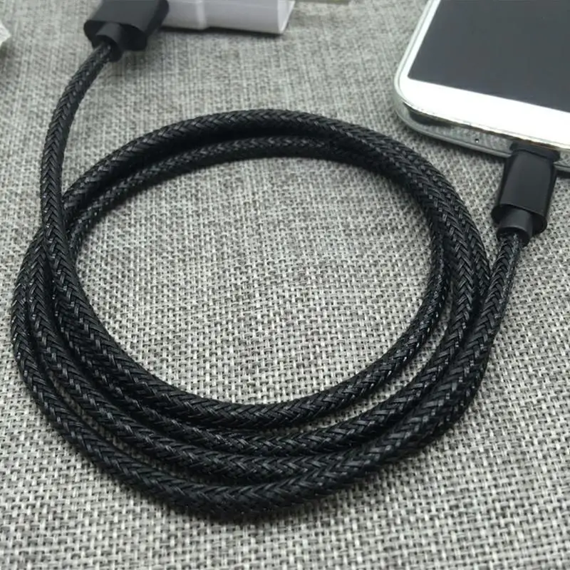 Usb type C Быстрая зарядка Usb C линия данных шнур телефон зарядное устройство для OnePlus 6 5T 5 3t 3 htc 10/huawei P9/nova/honor 8/Umi Super/Z - Цвет: Black Type C Nilon