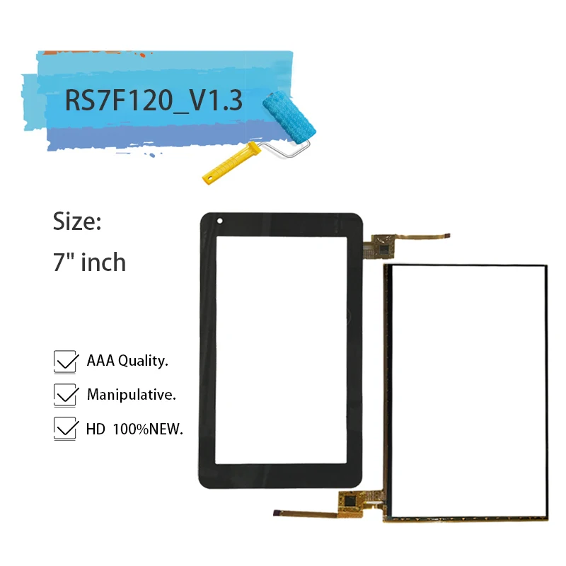 7 ''дюймовый RS7F120_V1.3 планшет емкостный сенсорный экран для сенсорной панели стекло дигитайзер