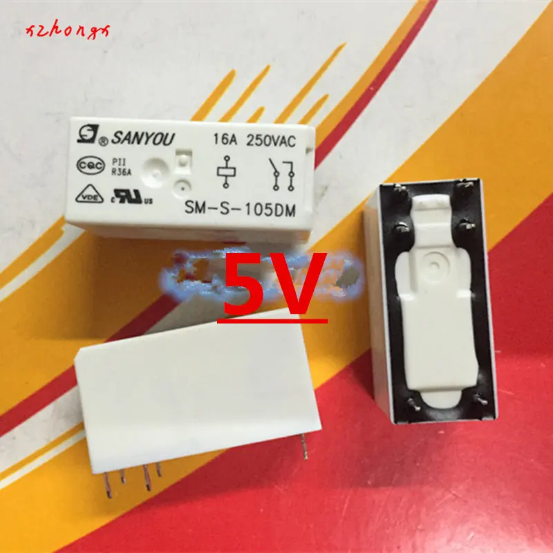Sm-s-112d sm-s-105d sm-s-124d реле 6-контактный 8-контактный 1 группы 16A 250VAC HF115F