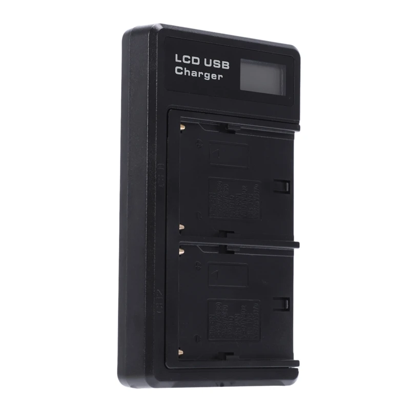 ABGN Горячее предложение-2 шт. Np-F550 батарея и ЖК двойной аккумулятор Usb зарядное устройство для sony Np-F550 батарея, совместима с sony Np-F330, F550, F570