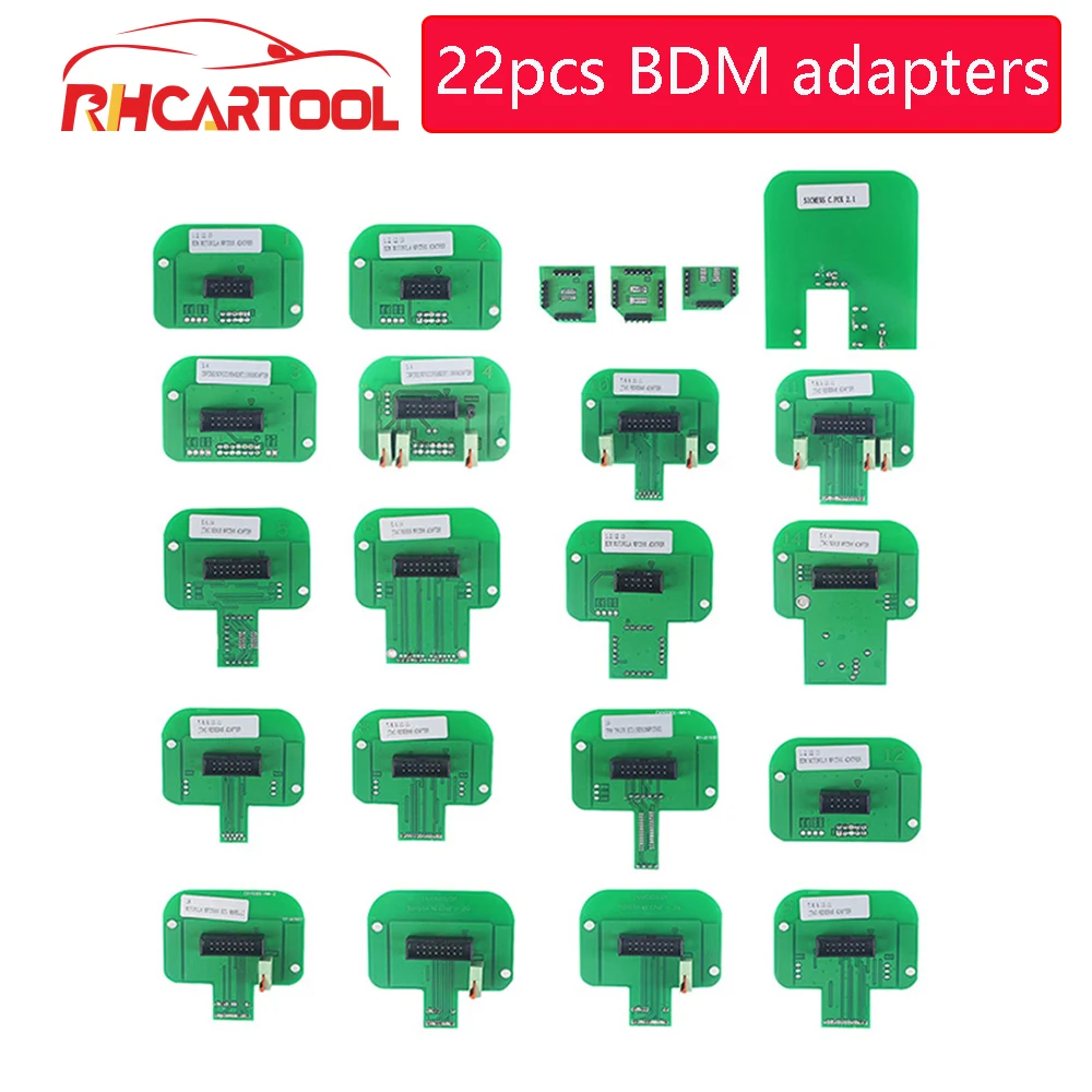 

OBD2 22pcs BDM Probe Adapters BDM Frame ECU RAMP For KESS KTAG FGTECH V54 BDM100 CMD100 BDM Frame Full Sets ECU Programmer