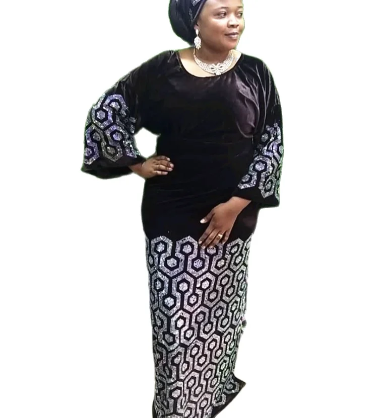 Африканская бархатная кружевная ткань высокого качества Лидер продаж кружевной