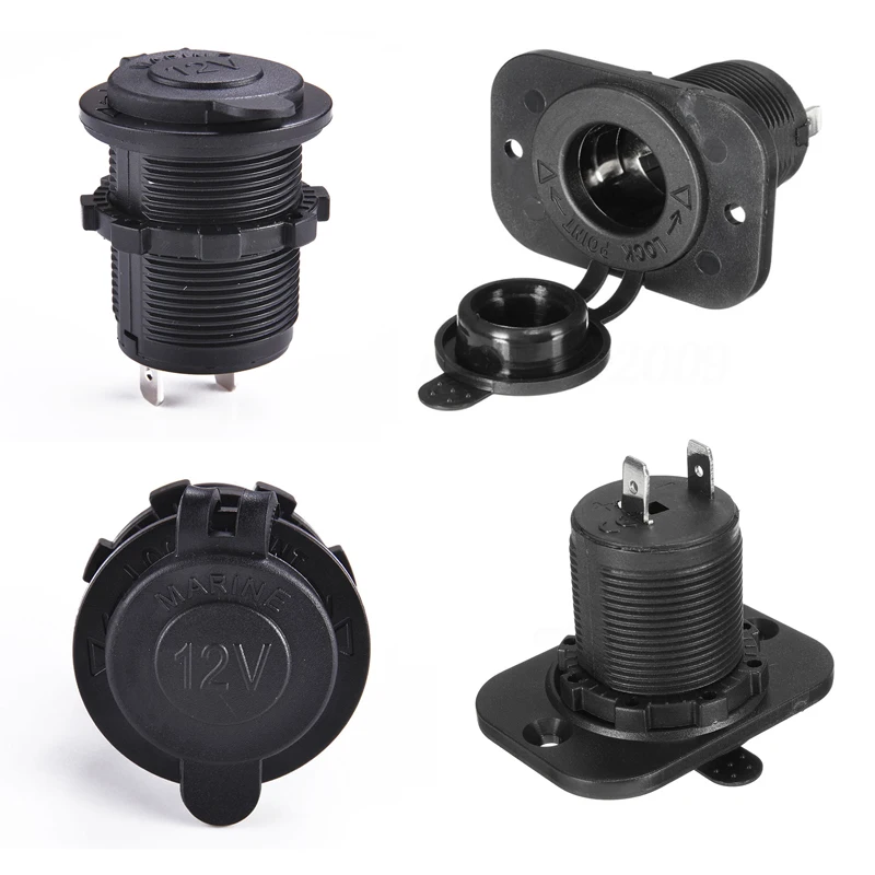 

12V Auto Motorcycle Car Waterproof Cigarette Lighter Socket Splitter Outlet Power