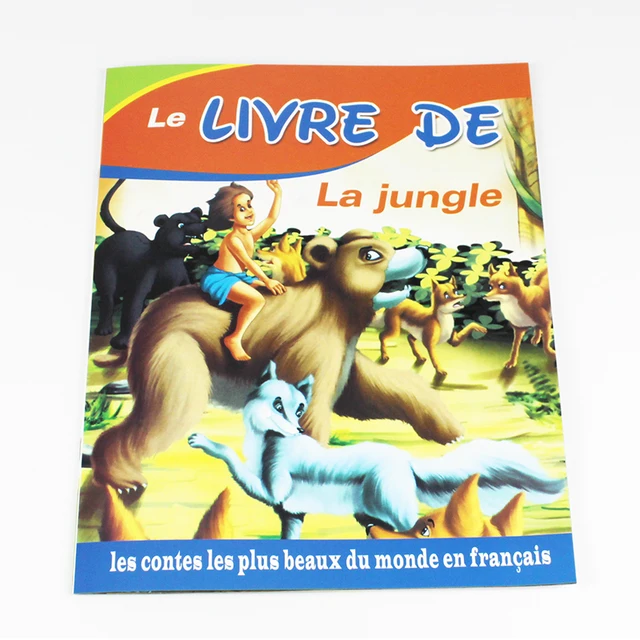 Crianças francês livro de histórias para dormir aprender desenhos animados  francês animais história livros iniciais educacional frança crianças  montessori workbooks - AliExpress