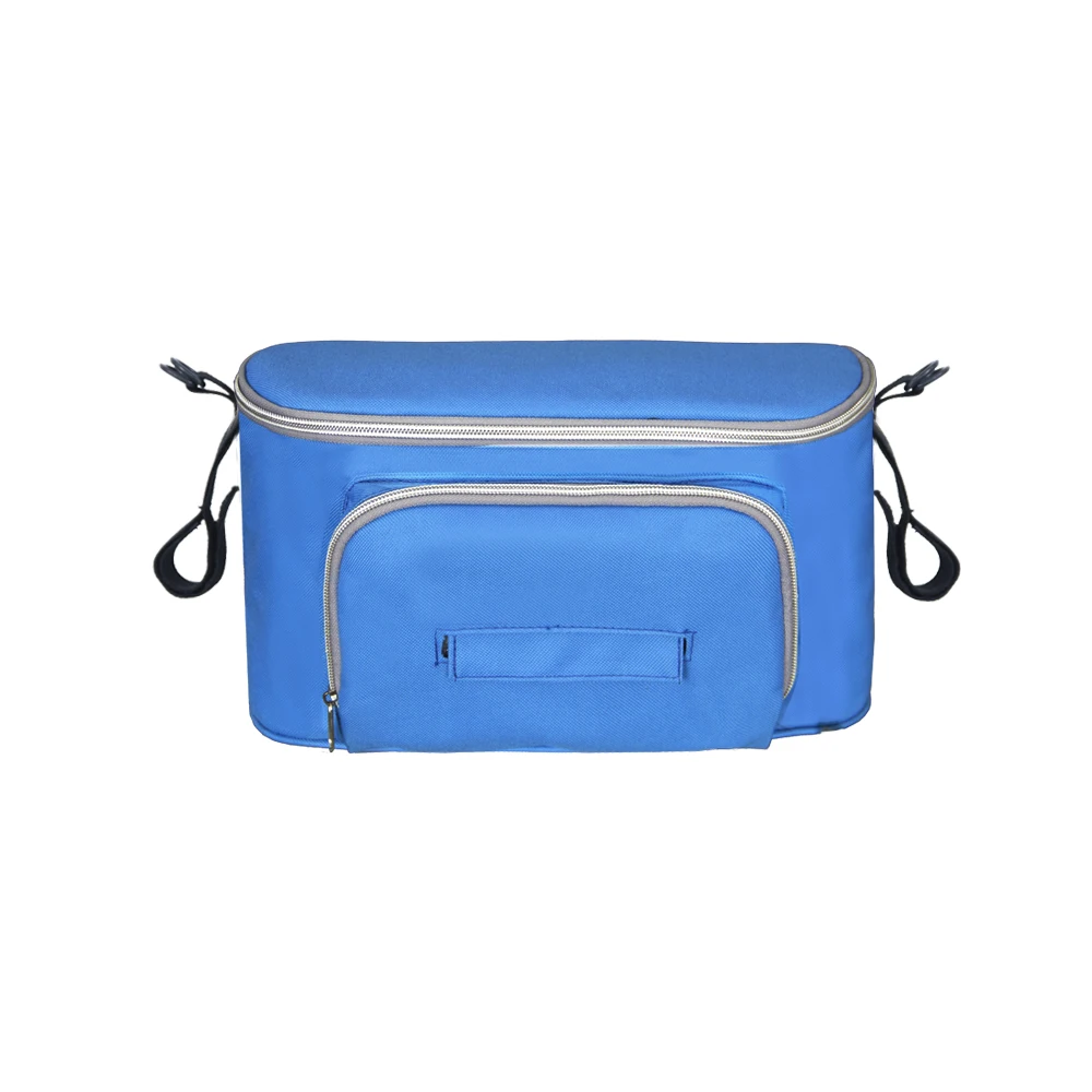 Сумка-Органайзер для детской коляски, однотонные цветные сумки для хранения, сумка для коляски, крючок для корзин, рюкзак, аксессуары для коляски