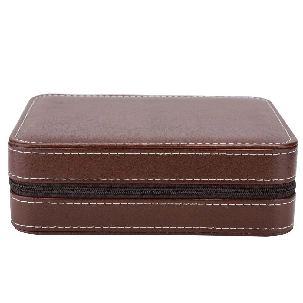 PU Leather Carbon Fiber Style Surface Watch Jewelry Organizer Storage Box Jewelry Watch Display Watch Box Watch Storage Holders