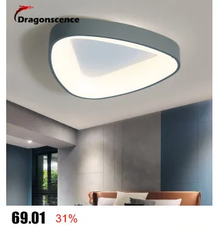 Dragonscence Modern Led Ceiling Lights For Bedroom Kitchen aisle Lights Plexiglass Long Strip Ceiling lamp lighting fixtures