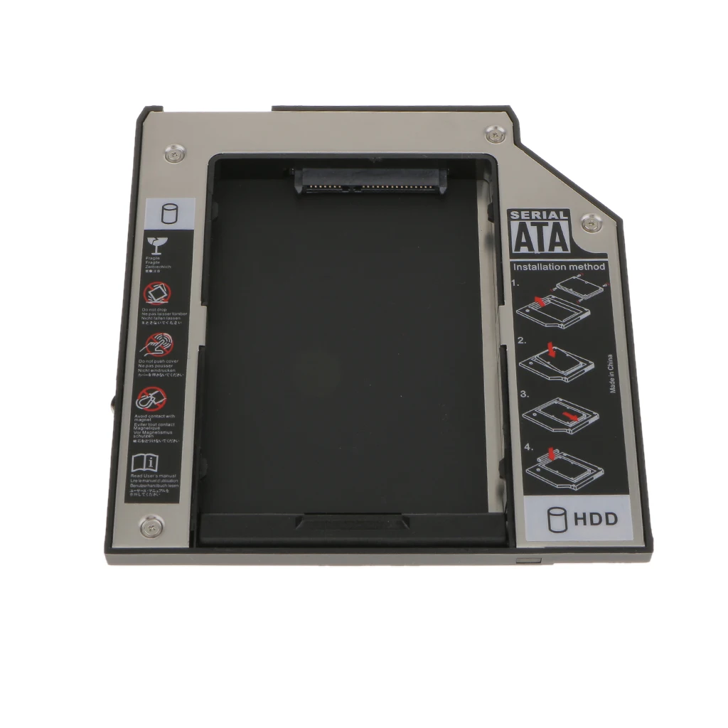 SATA 2nd 2 5 ''жесткий диск Caddy для ThinkPad T400 T500 R400 с 4 винтами|Боксы дисководов| |