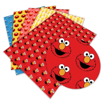 

Cartoon Printed Artificial Leather for Patchwork DIY Accessories 30 cm x 136 cm L063 L064