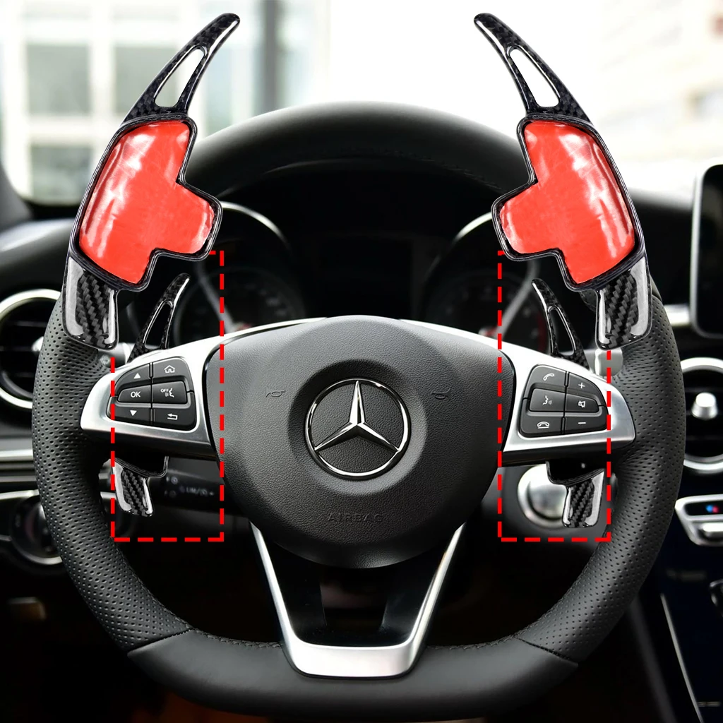 Авто аксессуары рулевое колесо сдвиг весло переключения расширение для Mercedes Benz A B C E S класс GLE GLC GLA CLS CLA украшения