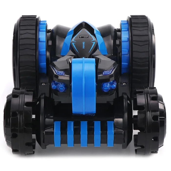 RC автомобиль JJRC Q49 ACRO Aikeer трюк автомобиля пятиколесная система одна кнопка флип крутой свет 360 градусов вращающийся двухсторонний RC автомобиль