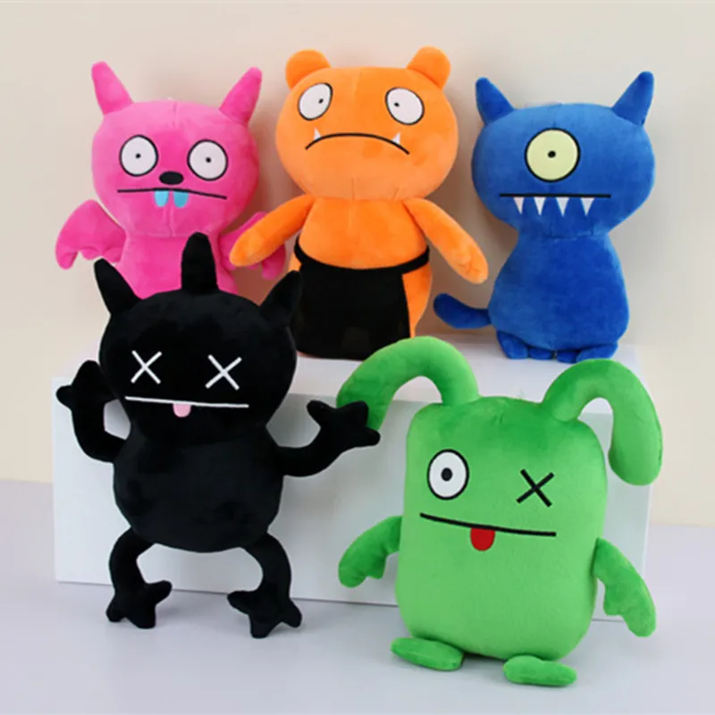 

6pcs/lot 2019 New movie 28cm Uglydoll Cartoon Anime Babo Plush Toy Uglydog Soft Stuffed Plush Dolls Ugly Gifts for Children Kids