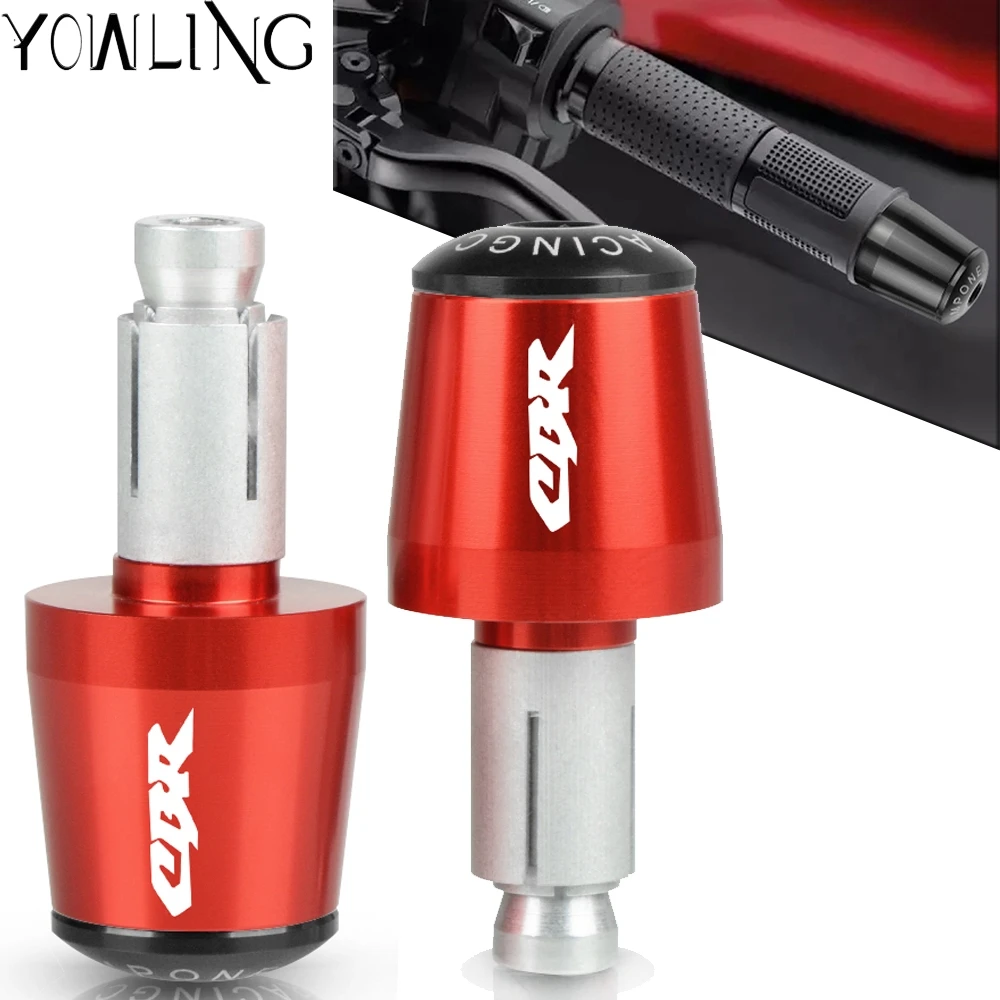 Для Honda HRC CBR CBR1000RR CBR650F CBR600RR CBR500R CBR300R CBR250R мотоциклетные ручки для руля рукоятка Крышка заглушки