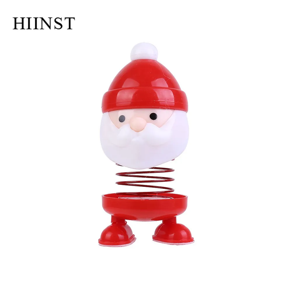 HIINST, рождественские игрушки, настольные, весенние, качающиеся головы, игрушки Санта-Клауса, Мультяшные лося, Детские креативные подарки, настольные игрушки для взрослых, Декор автомобиля
