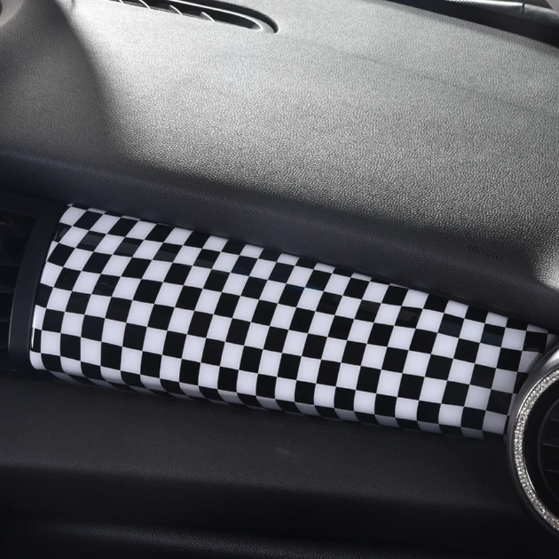 Car Central control instrument panel decoration sticker For MINI COOPER F55 F56 F57 JCW car styling Modification accessories