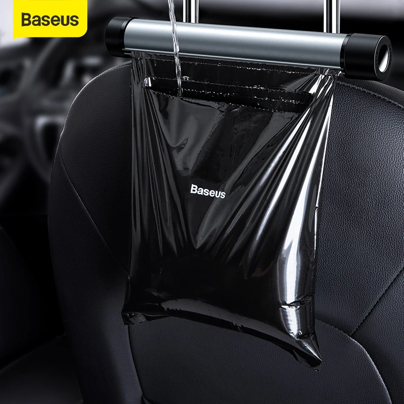 Baseus 車のゴミ袋 ゴミ箱 シートのオーガナイザー 金属製の車の収納バッグ カーアクセサリー Aliexpress 自動車 バイク