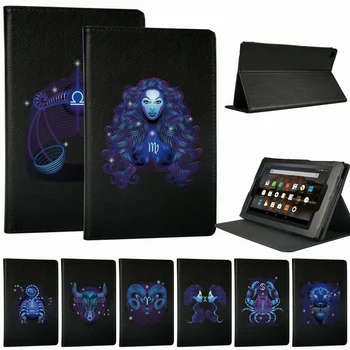 

Tablet Case for Amazon Fire 7(5th 7th 9th) /HD8 (6th/7th/8th) /HD10(5th/7th/9th) Leather Shockproof Dust-Proof Stand Case Cover