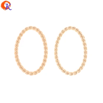 

Cordial Design 100Pcs 15*22mm Jewelry Accessories/Earring Connectors/Twisty Oval Shape/Zinc Alloy/DIY/Hand Made/Earring Findings