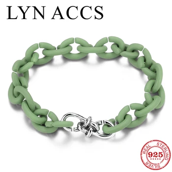 

Genuine Silver Beads Charm Bracelet Women Homme Green Rubber X Mens Bracelets 2019 Punk Wristband Bangles Unisex Jewelry