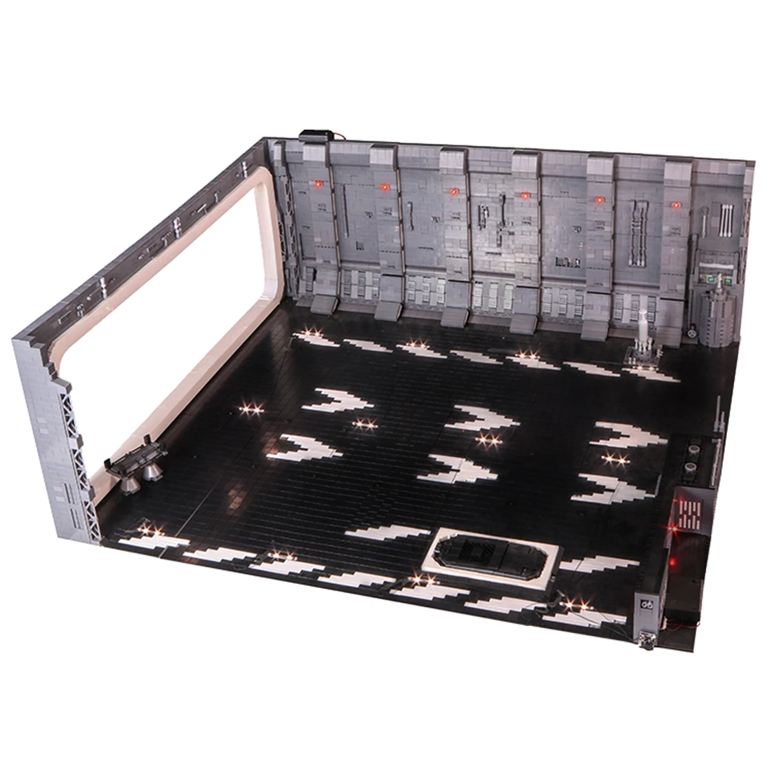 

In stock MOC Small Particle Building Block Millennium Tarmac Parking Apron Model Kit for Legoinglys Technic75192 Toys