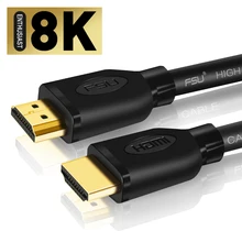 Câble HDMI vers HDMI 2.0 8k 60Hz 4K 120Hz 1080P 3D haute vitesse HDMI 2.0 câble 3m adaptateur pour PS4 Xbox projecteur HDTV ordinateur(China)