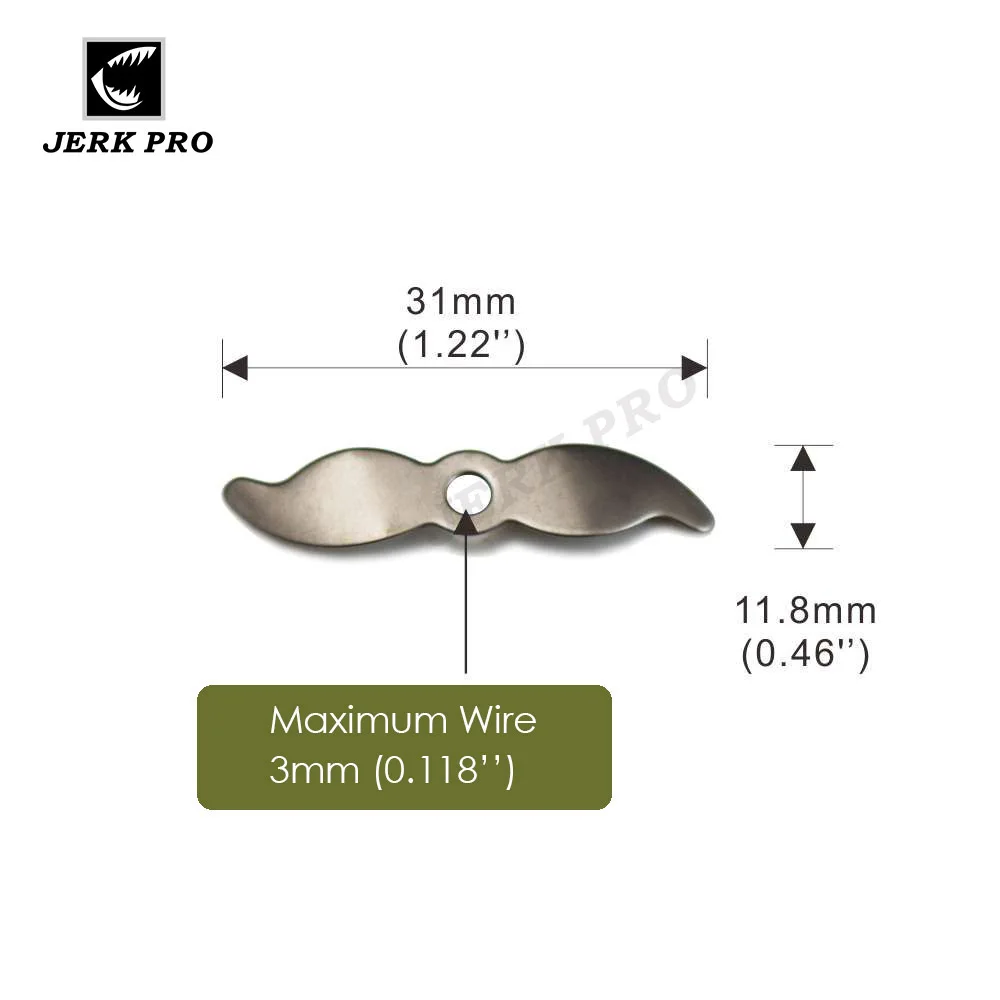 10Pcs Prop Blades Propeller Style Spinner Blades DIY Topwater Lures Spin  Blades 